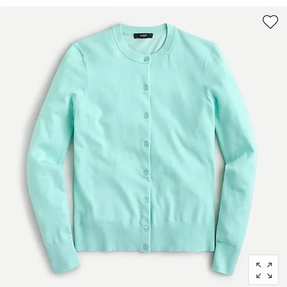 J. Crew Cotton Fitted Jackie Cardigan - Picture 9 of 9